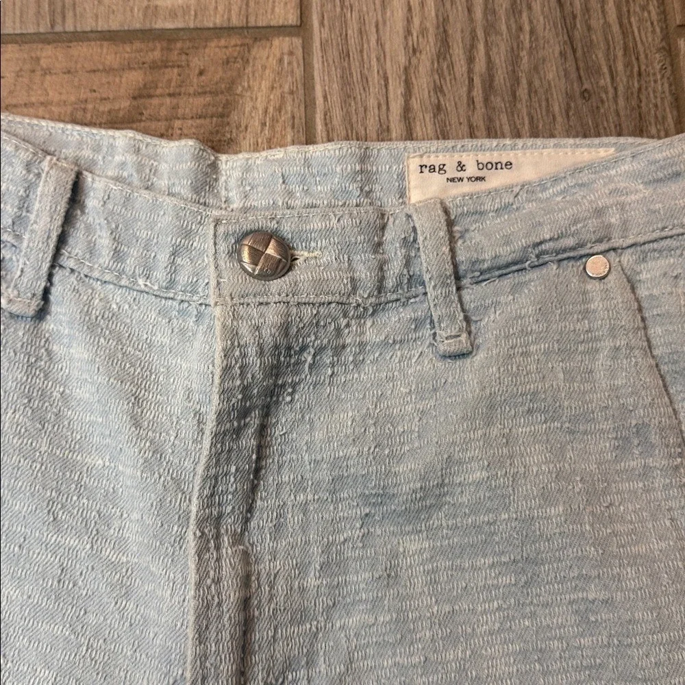 rag & bone The McKenna Tailored Textured Tweed Cotton Shorts Bermuda Size 26 NWT